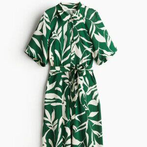 H&M Tie-belt Shirt Dress NWT
